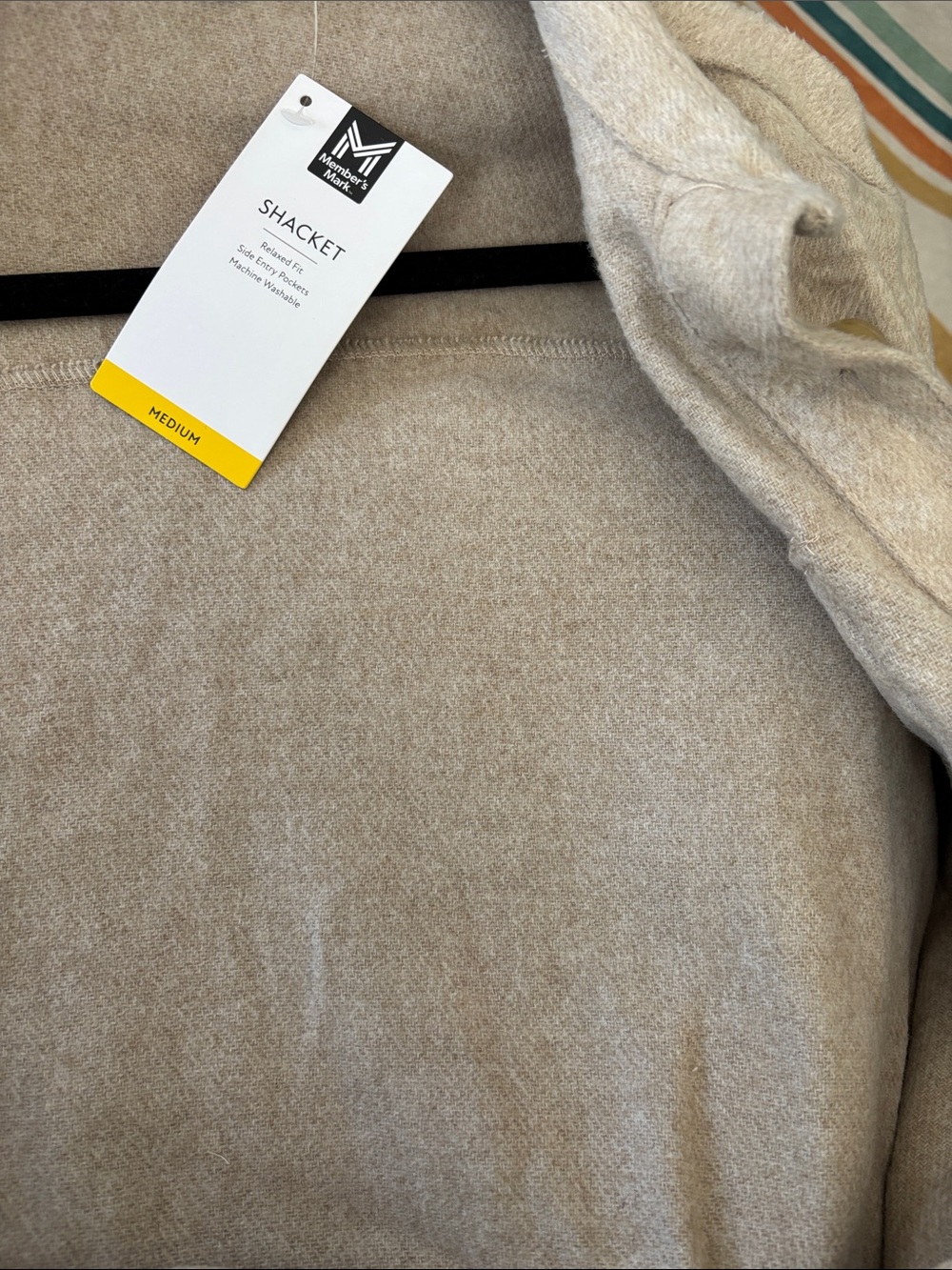 Tan Button-Up Shacket Jacket - Picture 6 of 8